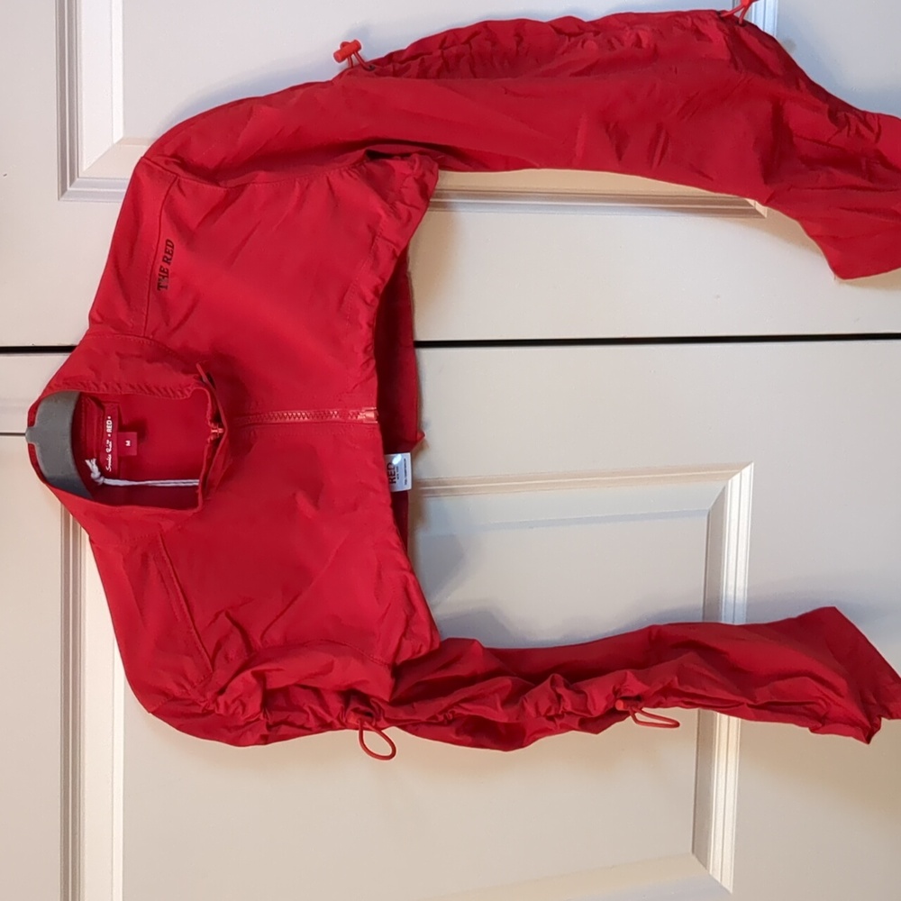 Smoke Rise Red Shrug